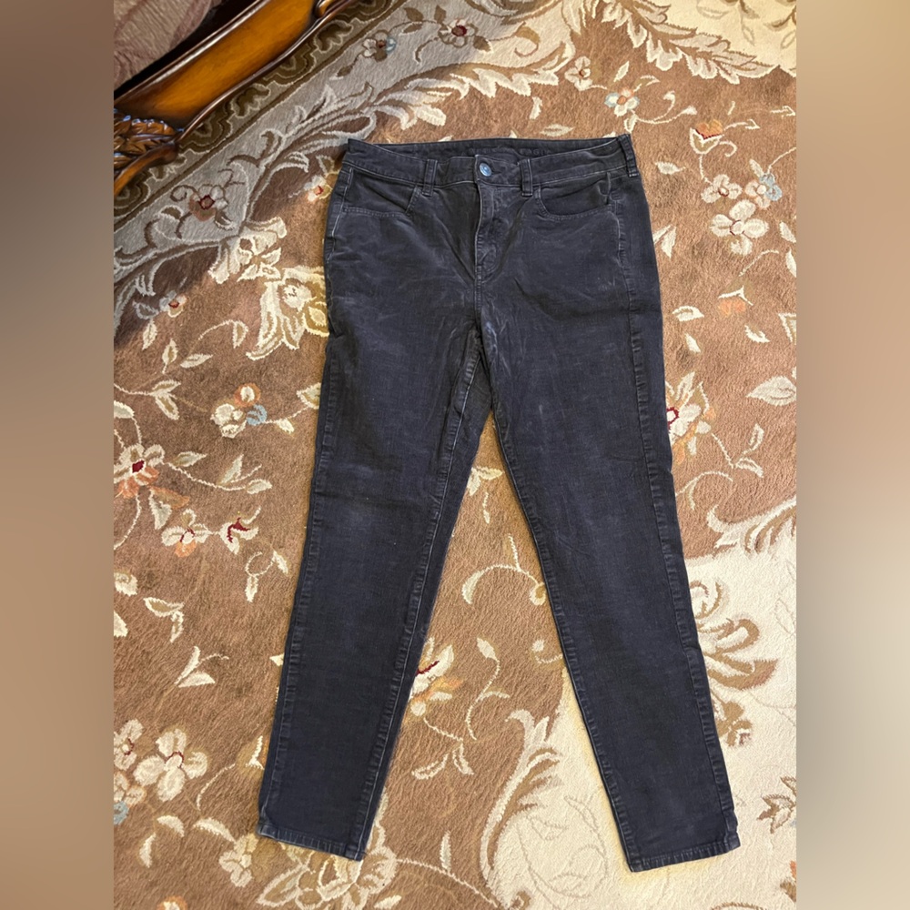 American Eagle Outfitters Black Corduroy Pants